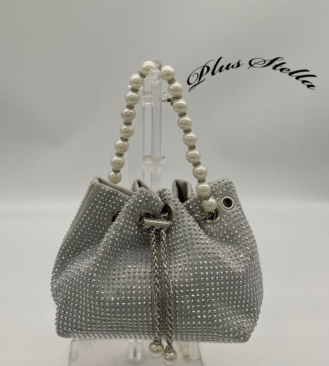 NEW キラキラスタッズ巾着ミニBAG