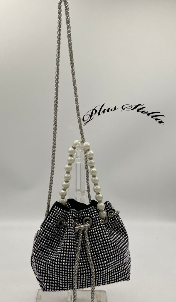 NEW キラキラスタッズ巾着ミニBAG