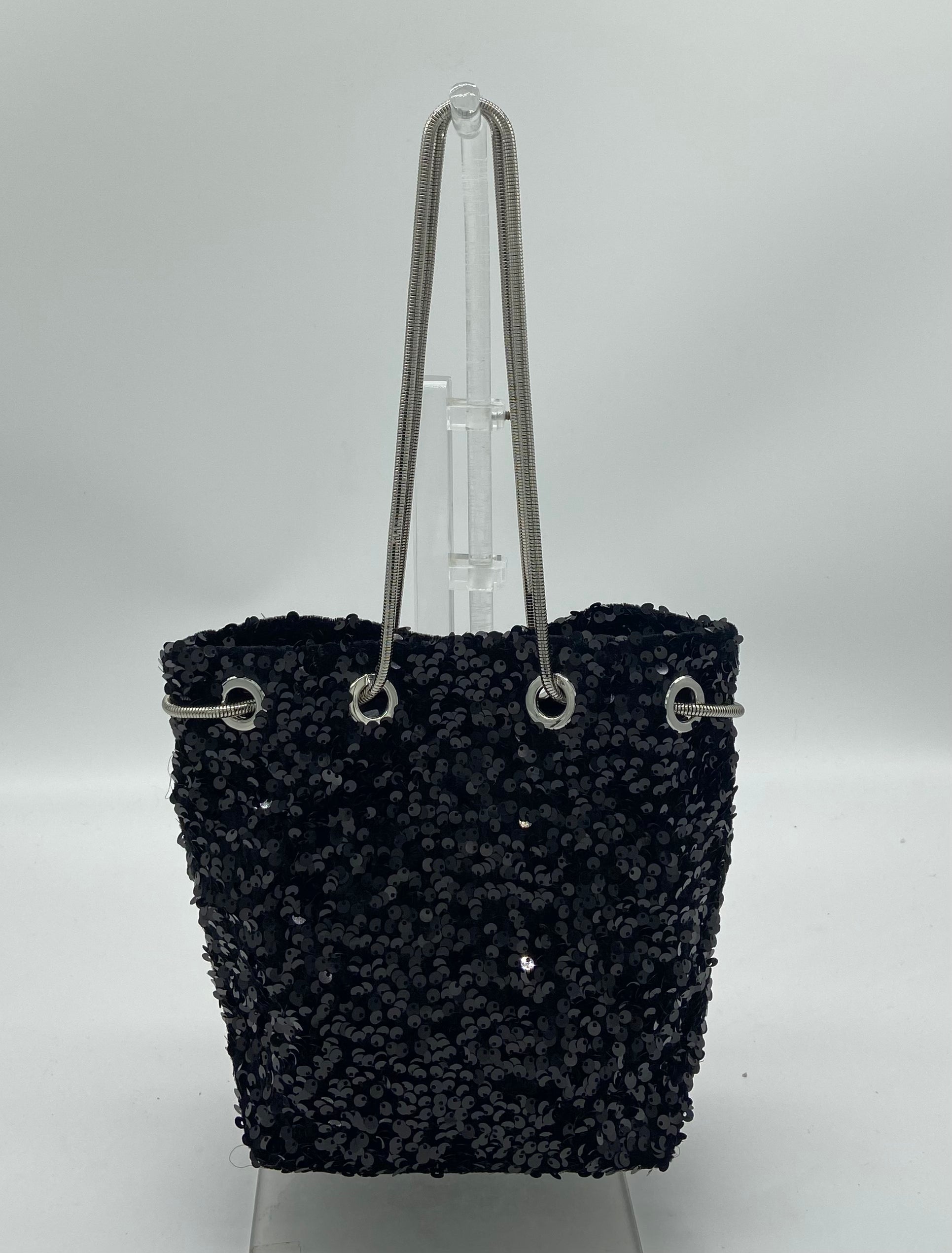 NEW キラキラスパンコール巾着BAG