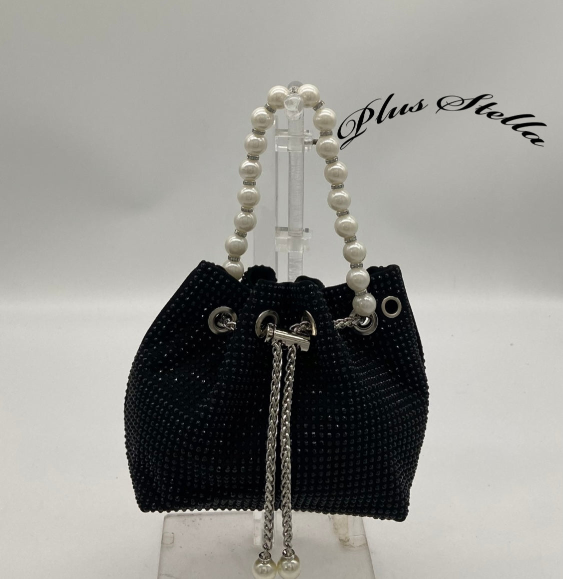 NEW キラキラスタッズ巾着ミニBAG