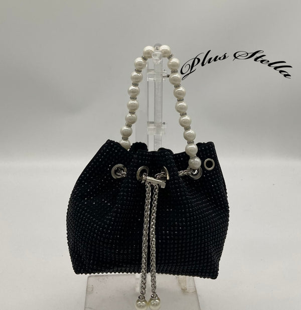 NEW キラキラスタッズ巾着ミニBAG