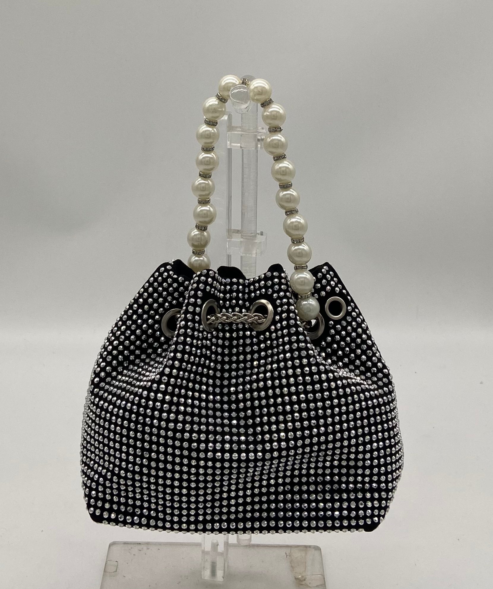 NEW キラキラスタッズ巾着ミニBAG