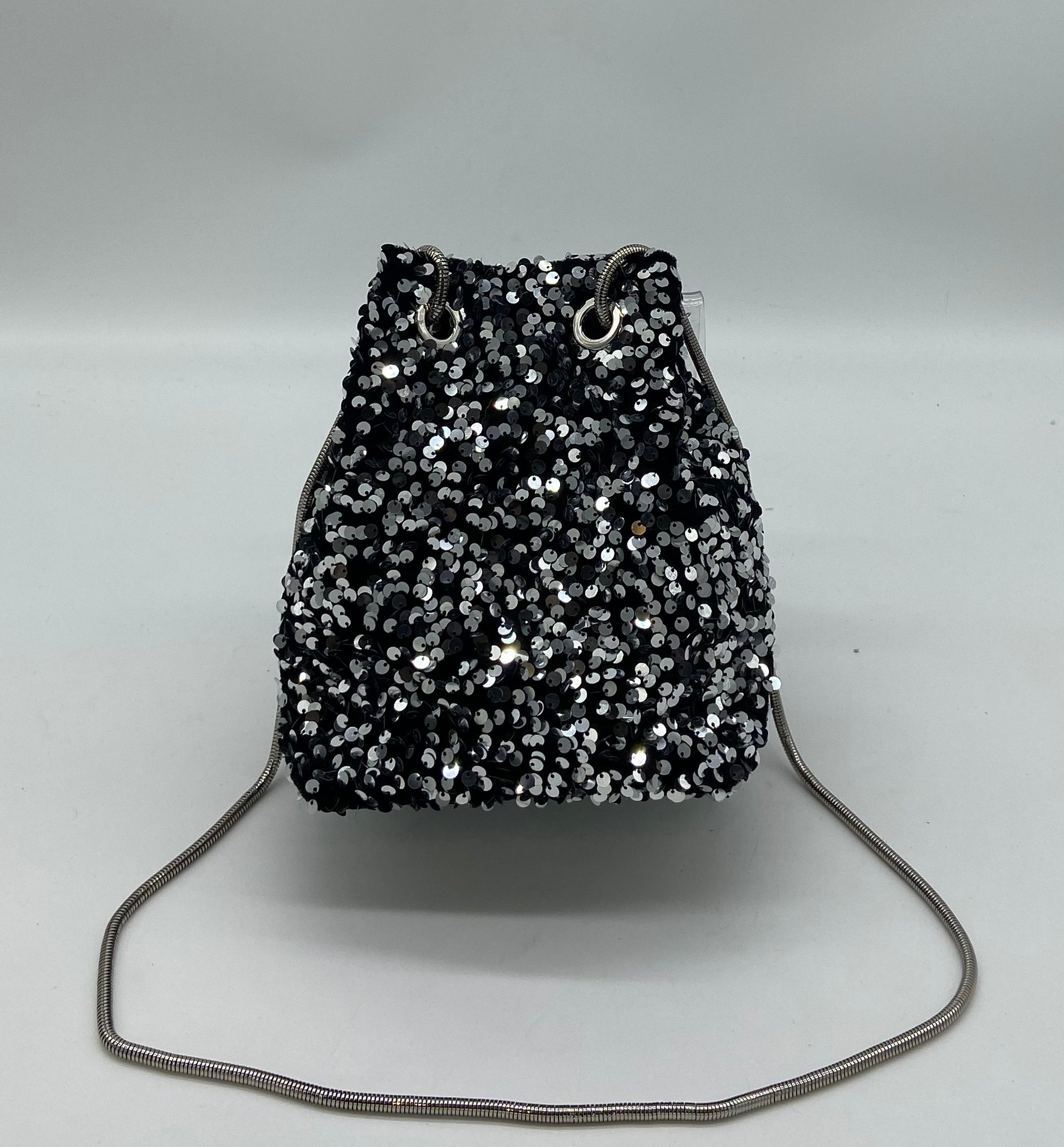 NEW キラキラスパンコール巾着BAG